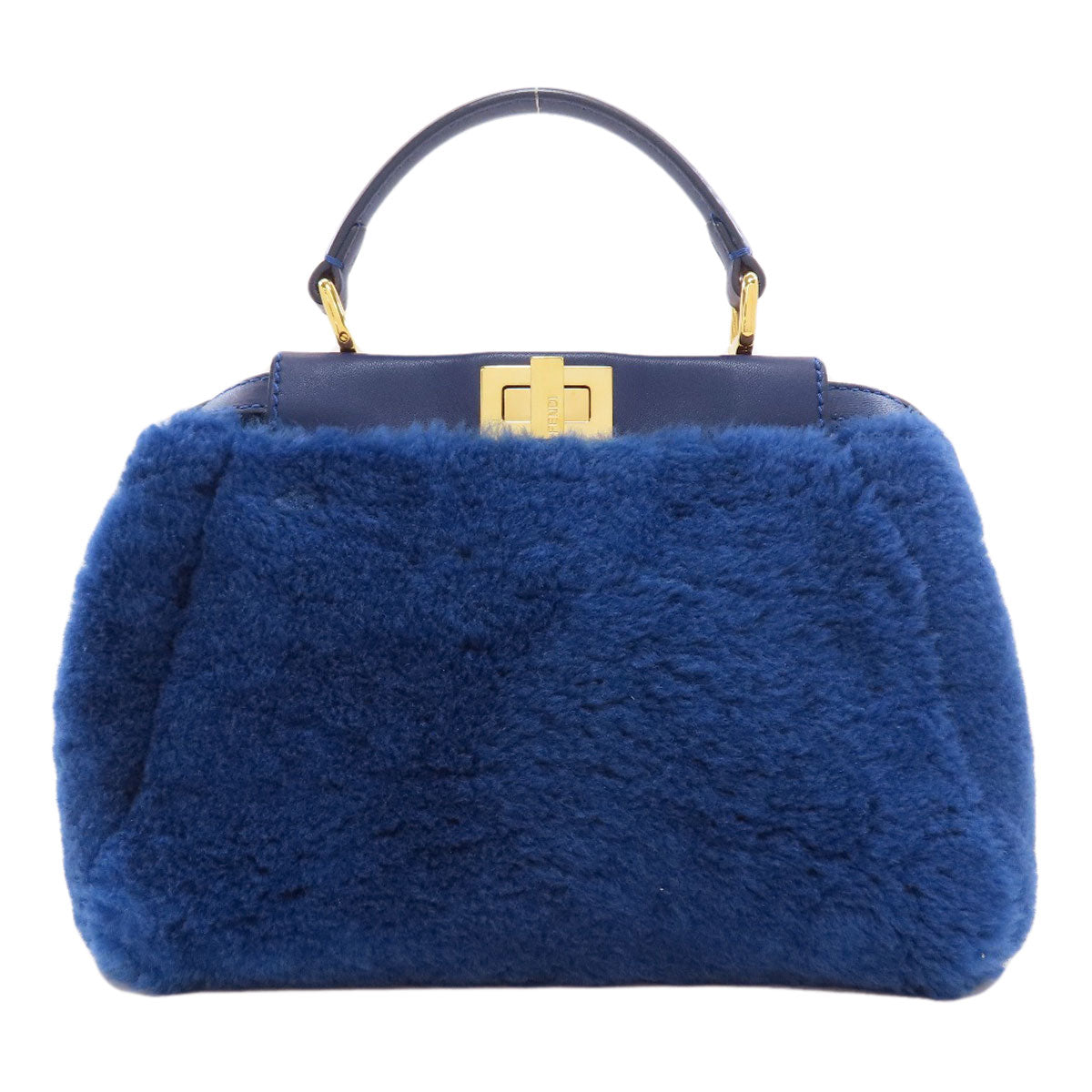 FENDI Peekaboo Mini 2WAY Handbag Fur Ladies [Used]