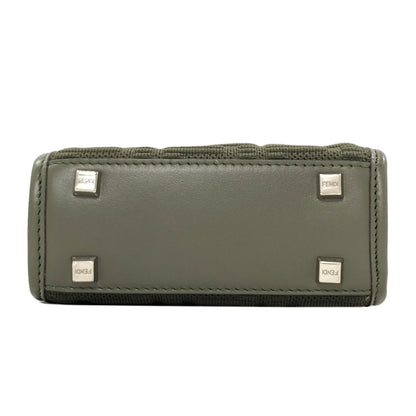 FENDI Sunshine Shopper Mini 2WAY Handbag Canvas Ladies [Used]