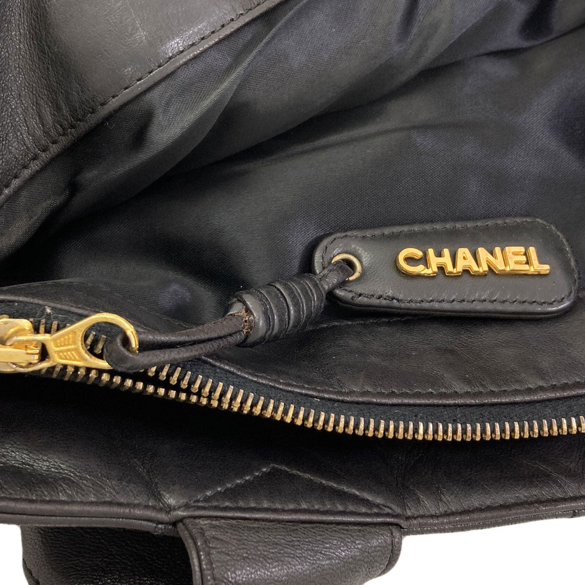 CHANEL Matelasse GoldHardware Tote Bag Lambskin Ladies [Used]