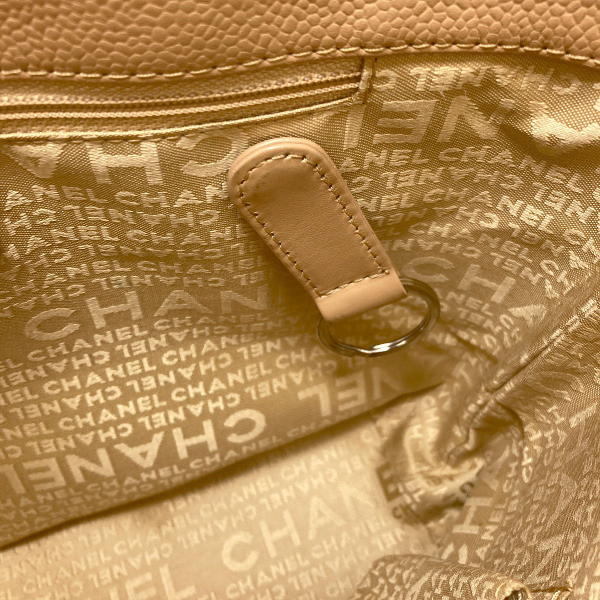 CHANEL Chocolate bar wild stitch Tote Bag Grained Calfskin Skin Ladies [Used]