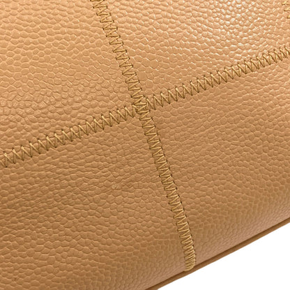 CHANEL Chocolate bar wild stitch Tote Bag Grained Calfskin Skin Ladies [Used]