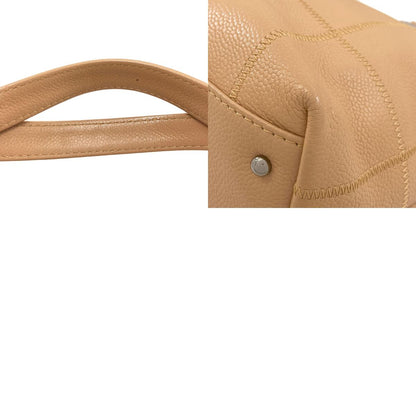 CHANEL Chocolate bar wild stitch Tote Bag Grained Calfskin Skin Ladies [Used]
