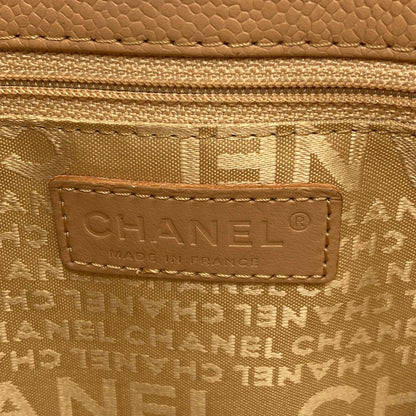 CHANEL Chocolate bar wild stitch Tote Bag Grained Calfskin Skin Ladies [Used]