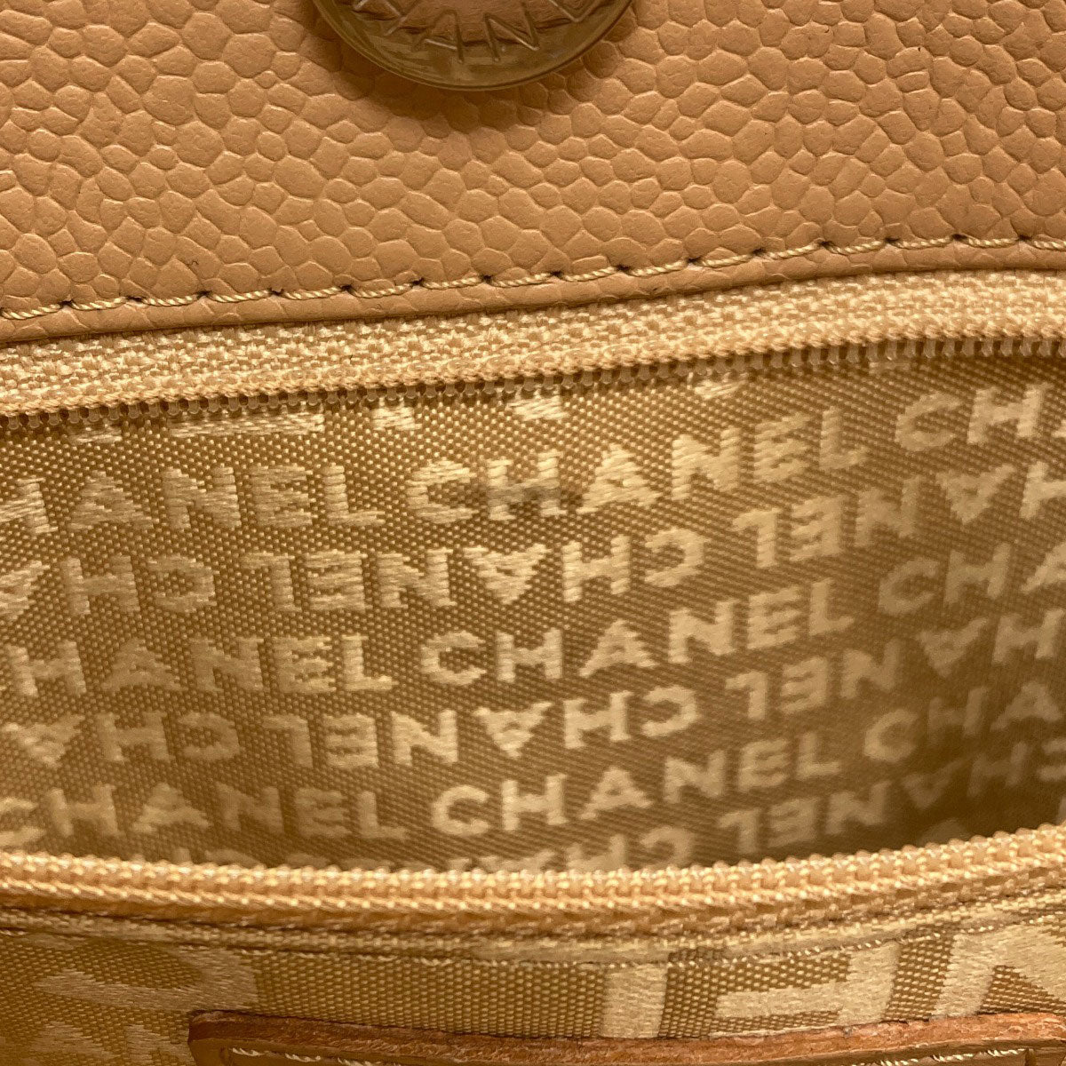 CHANEL Chocolate bar wild stitch Tote Bag Grained Calfskin Skin Ladies [Used]