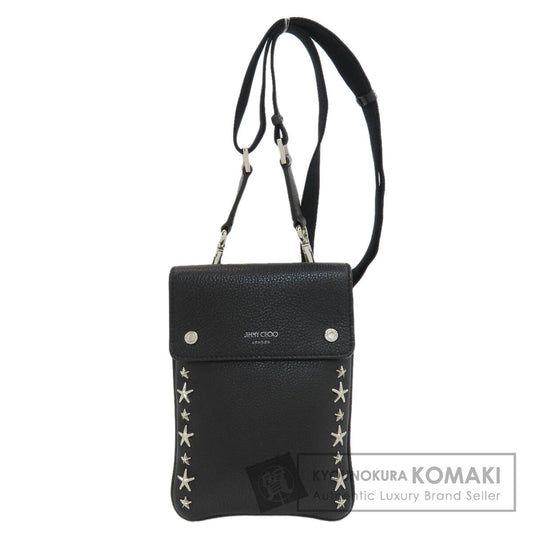 Jimmy Choo Studs star motif Shoulder Bag Leather Ladies [Used]