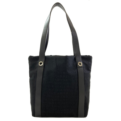 BVLGARI Logo mania Tote Bag Canvas Ladies [Used]
