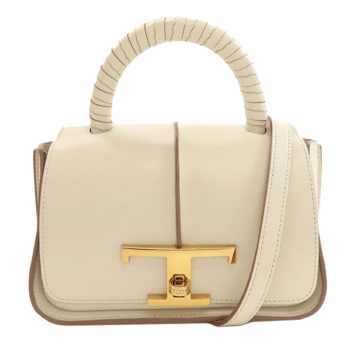 TODS T Timeless 2WAY Handbag Leather Ladies [Used]