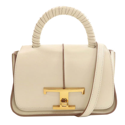 TODS T Timeless 2WAY Handbag Leather Ladies [Used]
