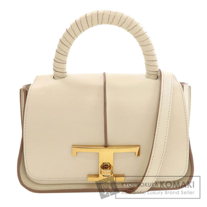 TODS T Timeless 2WAY Handbag Leather Ladies [Used]
