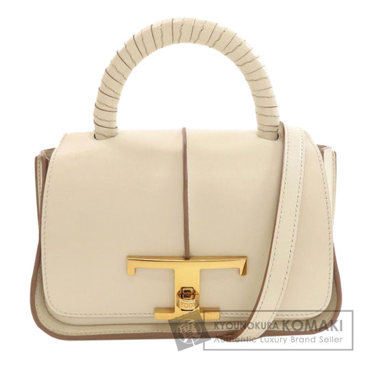 TODS T Timeless 2WAY Handbag Leather Ladies [Used]