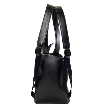 BALENCIAGA 580026 B logo Backpack Â· Daypack Leather Ladies [Used]