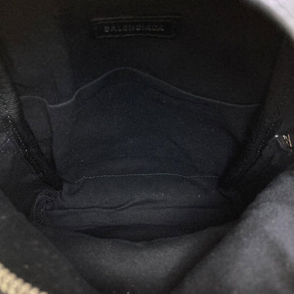 BALENCIAGA 580026 B logo Backpack Â· Daypack Leather Ladies [Used]