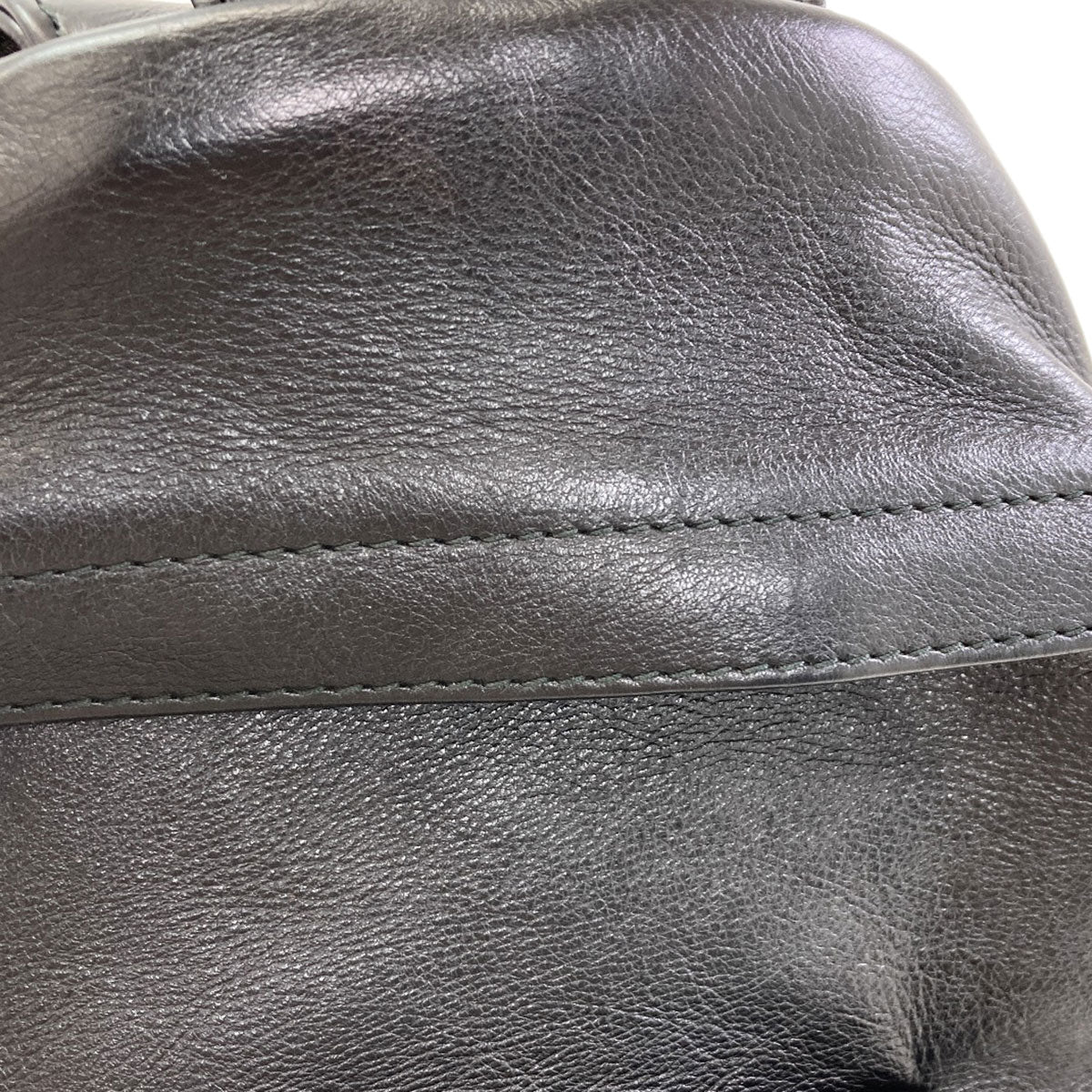 BALENCIAGA 580026 B logo Backpack Â· Daypack Leather Ladies [Used]