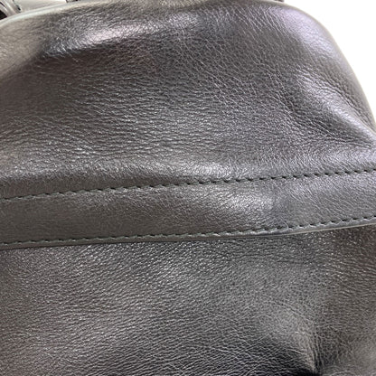 BALENCIAGA 580026 B logo Backpack Â· Daypack Leather Ladies [Used]