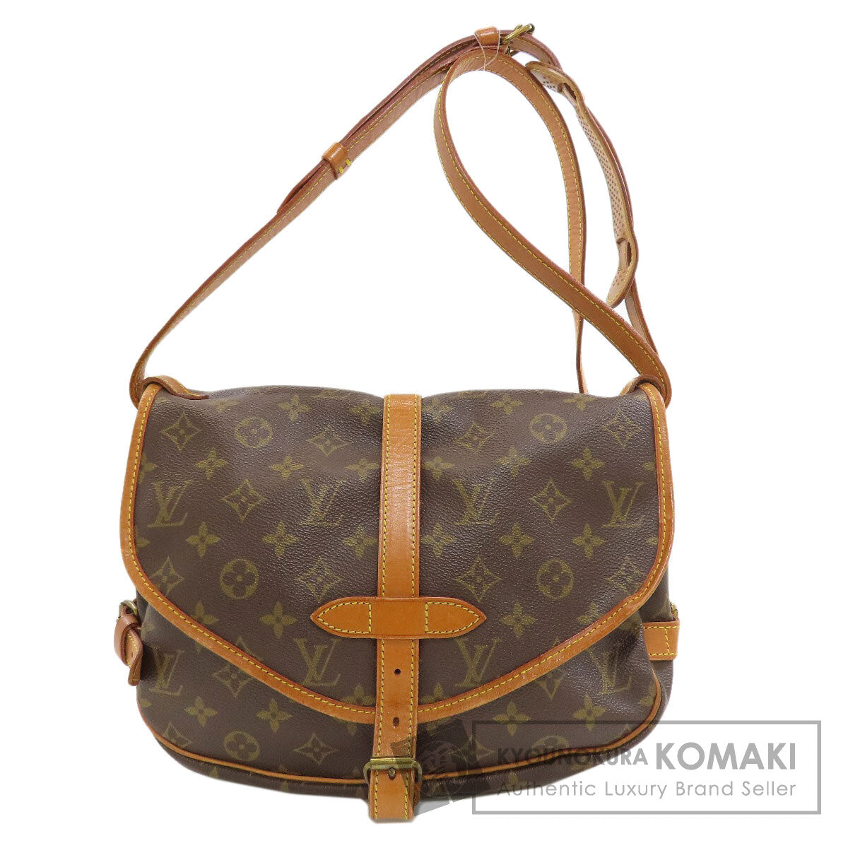 LOUIS VUITTON M42256 Saumur 30 Shoulder Bag Monogram canvas Ladies [Used]