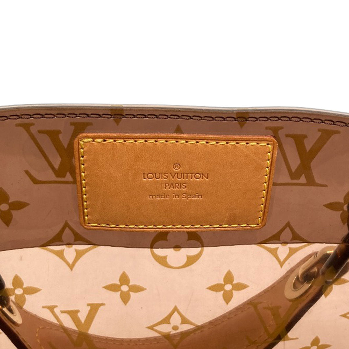 LOUIS VUITTON M92502 Hippo Amble PM Tote Bag PVC LeatherLadies [Used]