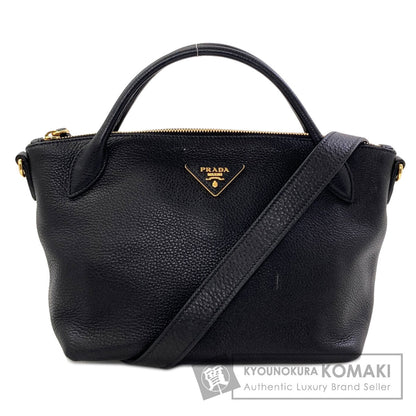 PRADA 1BA111 Triangle logo 2WAY Handbag Calf Ladies [Used]