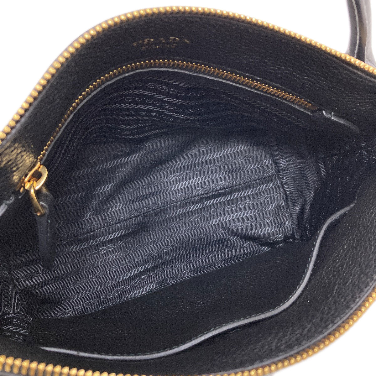 PRADA 1BA111 Triangle logo 2WAY Handbag Calf Ladies [Used]