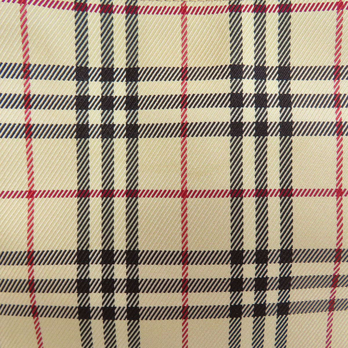 BURBERRY Burberry Check Long Shoulder Shoulder Bag Canvas LeatherLadies [Used]