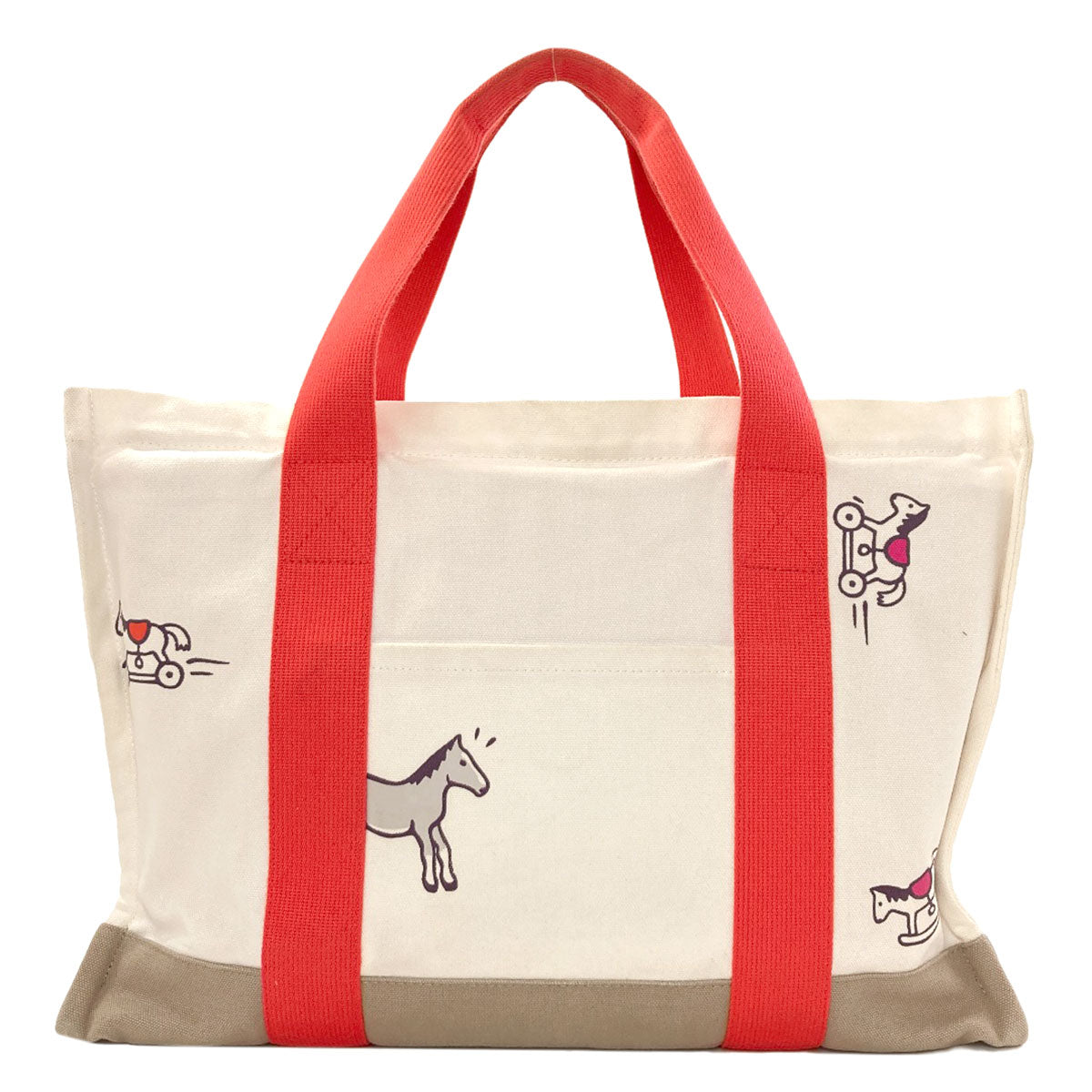 HERMES Adada Mother's Bag Tote Bag Canvas Ladies [Used]