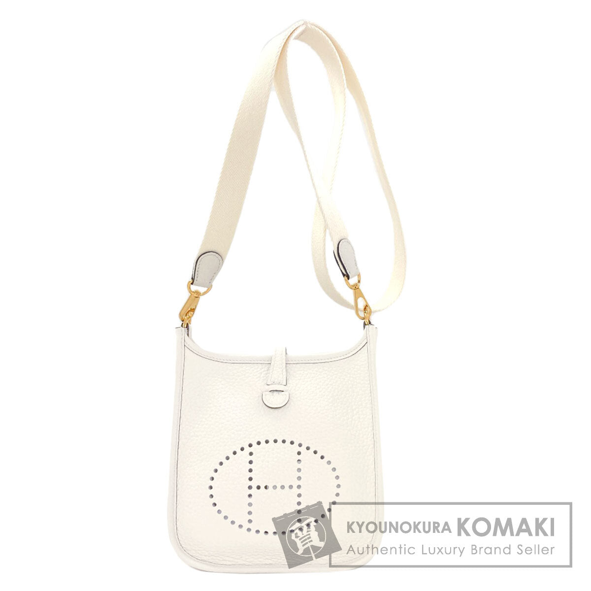 HERMES EvelyneTPM GoldHardware Shoulder Bag Taurillon Clemence Ladies [Used]