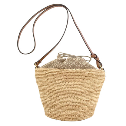 LOEWE Pochette bag Shoulder Bag Raffia JacquardLadies [Used]