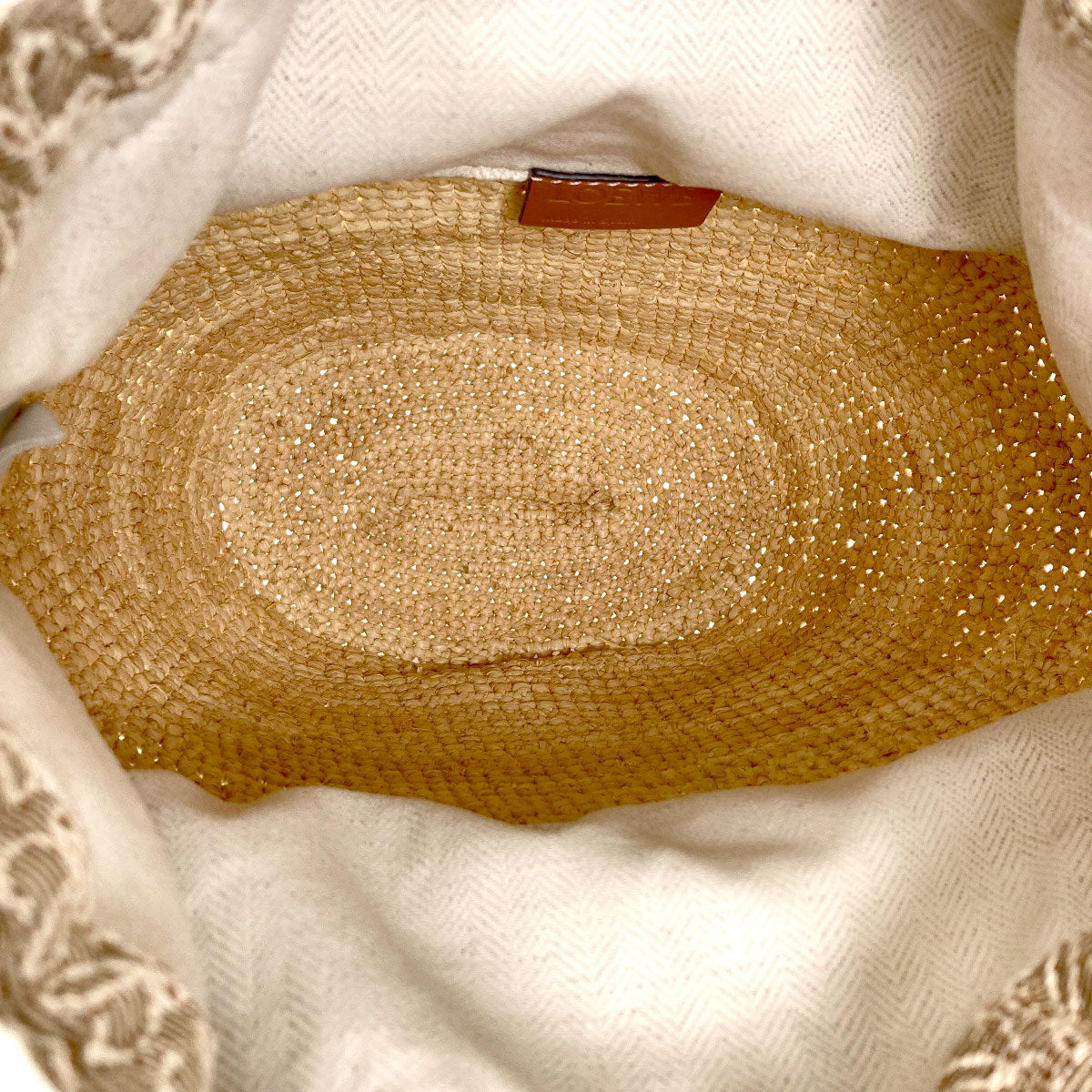 LOEWE Pochette bag Shoulder Bag Raffia JacquardLadies [Used]