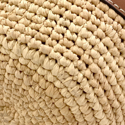 LOEWE Pochette bag Shoulder Bag Raffia JacquardLadies [Used]