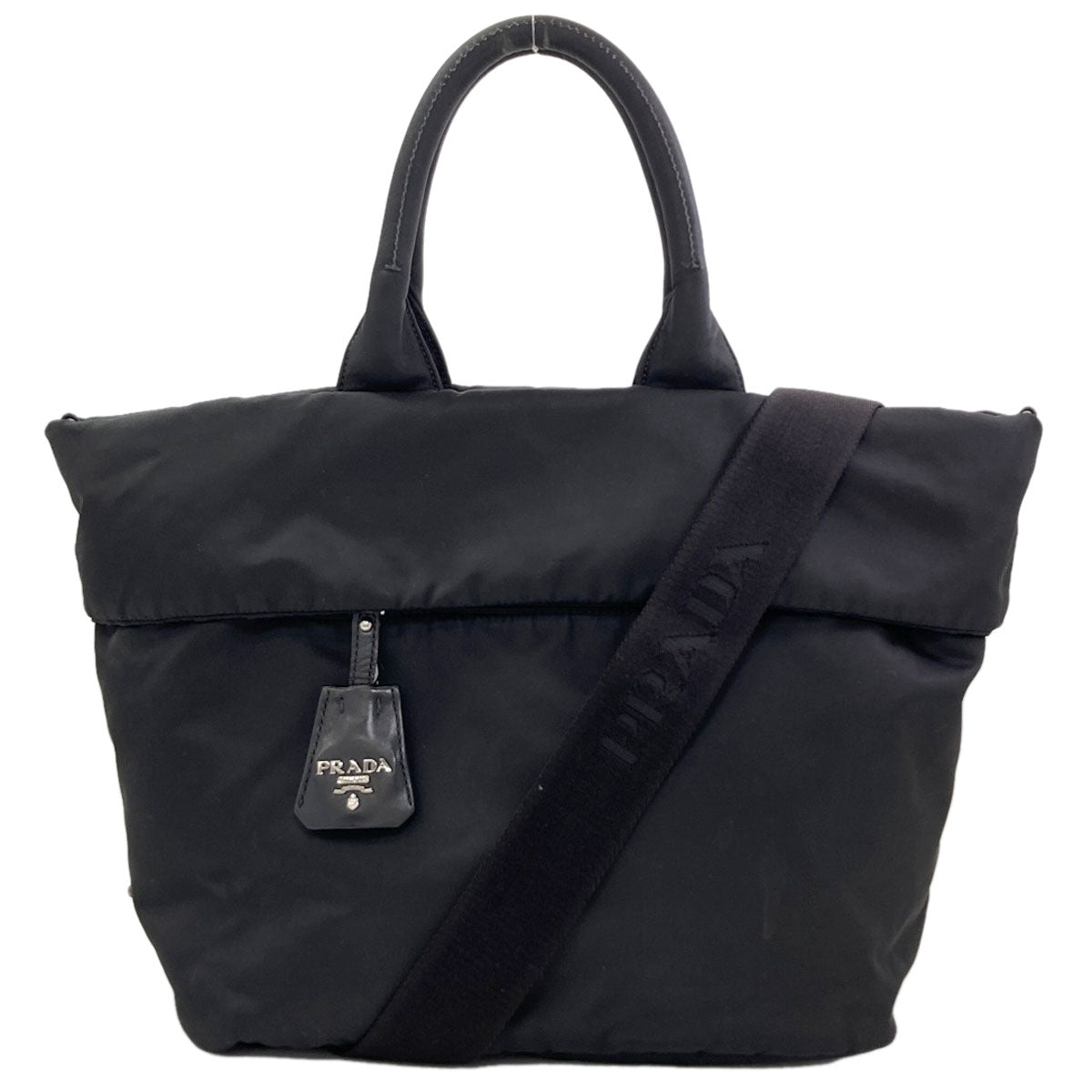 PRADA BN1959 Tessuto Double Reversible 2-Way Handbag Nylon Ladies [Used]