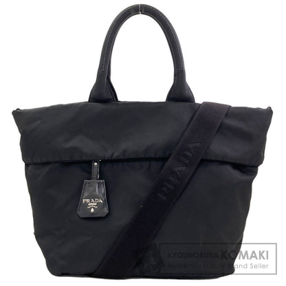 PRADA BN1959 Tessuto Double Reversible 2-Way Handbag Nylon Ladies [Used]