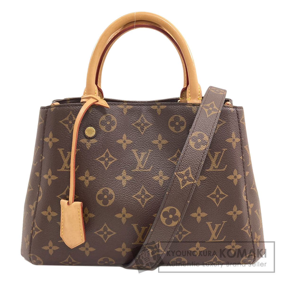 LOUIS VUITTON M41055 Montaigne BB Handbag Monogram canvas Ladies [Used]