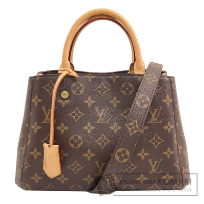 LOUIS VUITTON M41055 Montaigne BB Handbag Monogram canvas Ladies [Used]