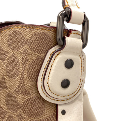 COACH 30220 Edie Signature Tote Bag PVC Ladies [Used]