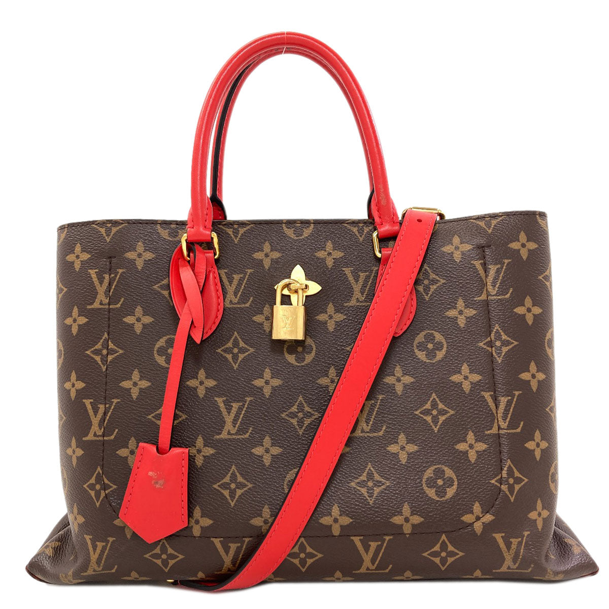 LOUIS VUITTON M43553 Flower tote Handbag Monogram canvas Ladies [Used]