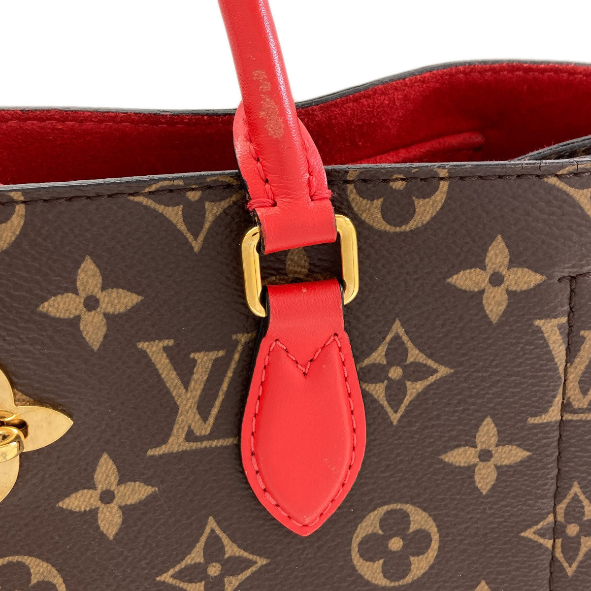 LOUIS VUITTON M43553 Flower tote Handbag Monogram canvas Ladies [Used]