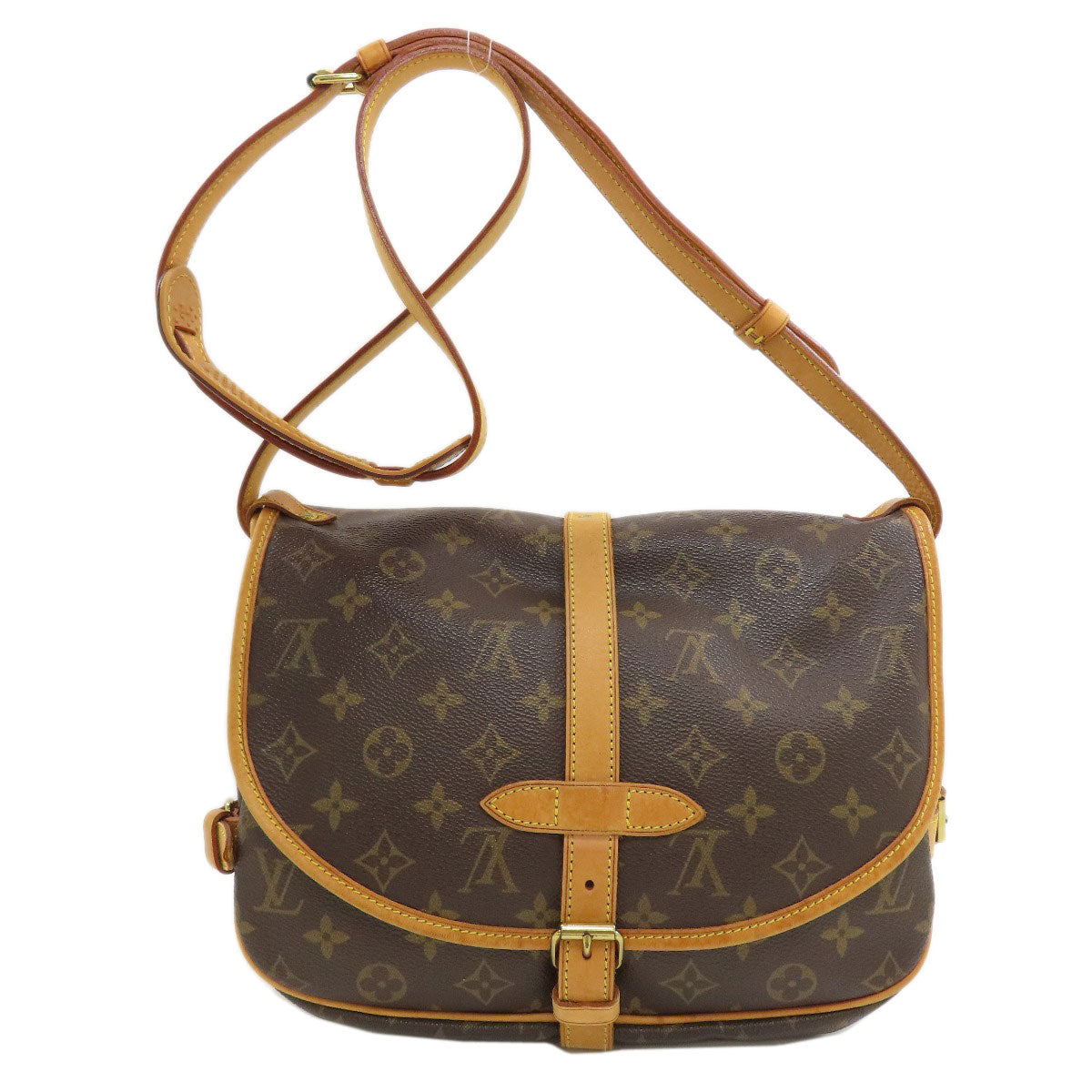 LOUIS VUITTON M42256 Saumur 30 Shoulder Bag Monogram canvas Ladies [Used]