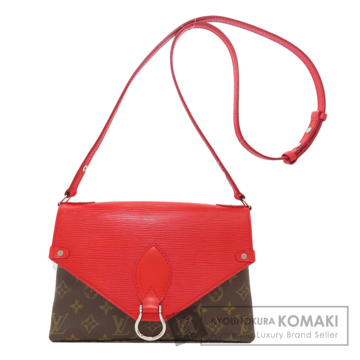 LOUIS VUITTON M44031 サンミッShell Shoulder Bag Epi Leather Ladies [Used]