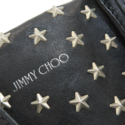 Jimmy Choo Mini Sarah Star Motif Studs 2WAY Handbag Leather Ladies [Used]