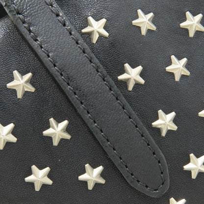 Jimmy Choo Mini Sarah Star Motif Studs 2WAY Handbag Leather Ladies [Used]