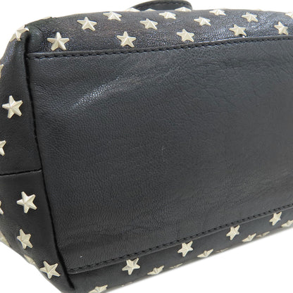 Jimmy Choo Mini Sarah Star Motif Studs 2WAY Handbag Leather Ladies [Used]
