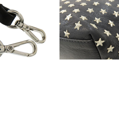 Jimmy Choo Mini Sarah Star Motif Studs 2WAY Handbag Leather Ladies [Used]
