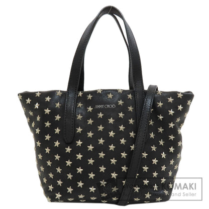 Jimmy Choo Mini Sarah Star Motif Studs 2WAY Handbag Leather Ladies [Used]