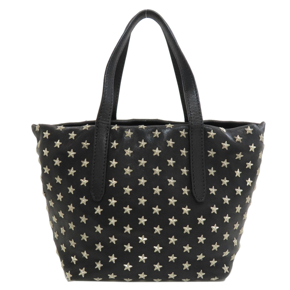 Jimmy Choo Mini Sarah Star Motif Studs 2WAY Handbag Leather Ladies [Used]