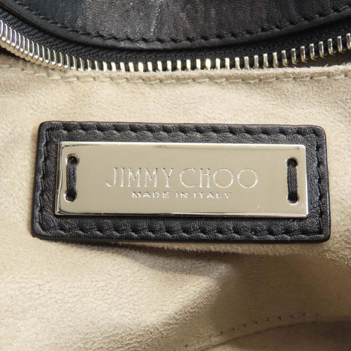 Jimmy Choo Mini Sarah Star Motif Studs 2WAY Handbag Leather Ladies [Used]