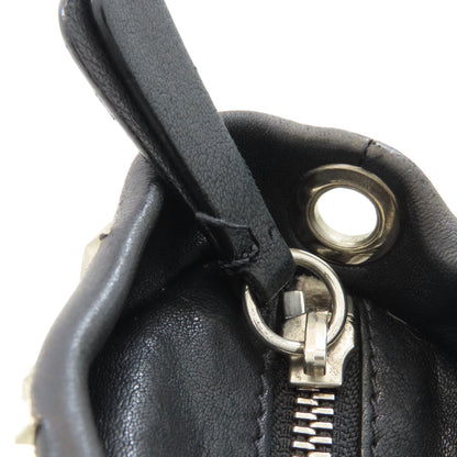 Jimmy Choo Mini Sarah Star Motif Studs 2WAY Handbag Leather Ladies [Used]