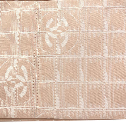 CHANEL New Travel Line MM Tote Bag Nylon jacquard Ladies [Used]