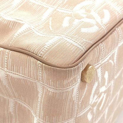 CHANEL New Travel Line MM Tote Bag Nylon jacquard Ladies [Used]