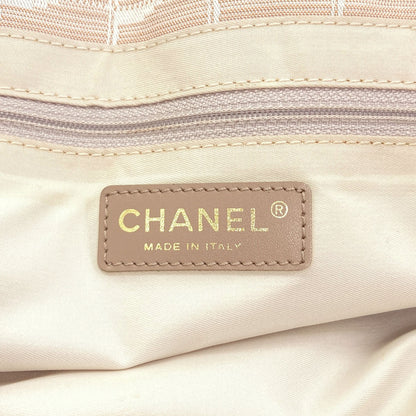 CHANEL New Travel Line MM Tote Bag Nylon jacquard Ladies [Used]