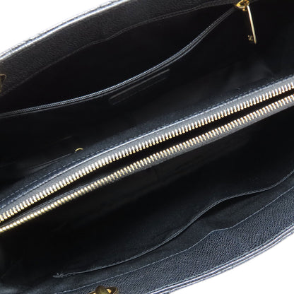 CHANEL Grand Shopping Tote GoldHardware Tote Bag Grained Calfskin Skin Ladies [Used]