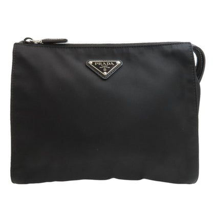 PRADA Logo Hardware Accessory pouch Nylon Ladies [Used]